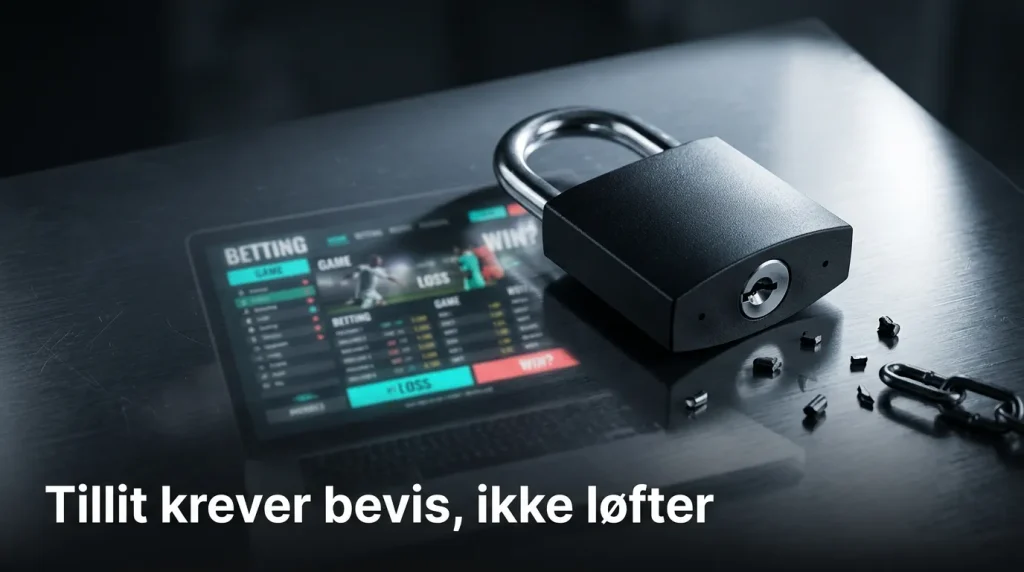 Sikkerhet på crypto betting-sider – et hengelåssymbol foran en bærbar PC med kryptoveddemål på skjermen